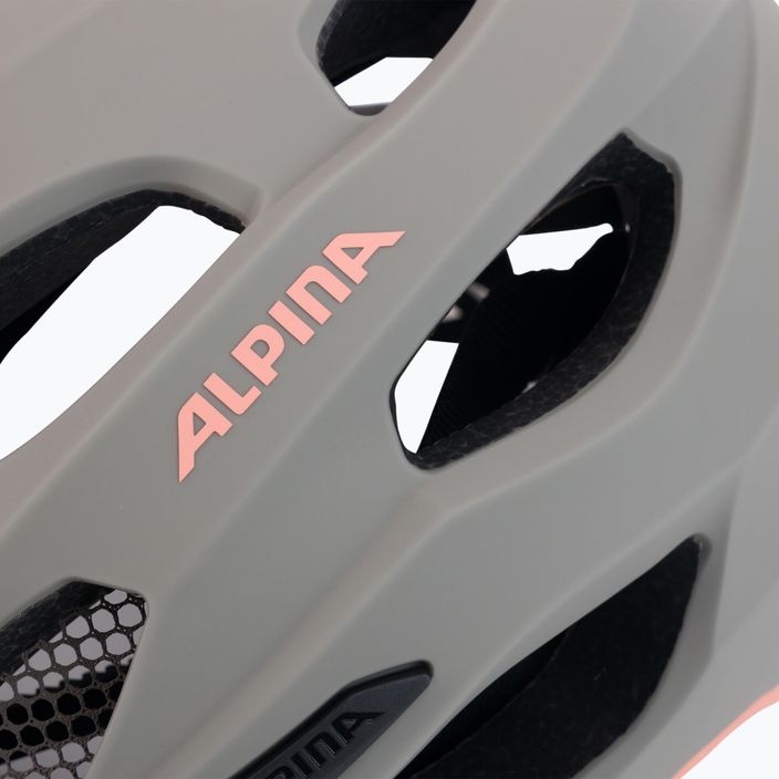 Cyklistická přilba Alpina Carapax 2.0 moon grey peach matt 7