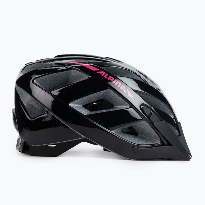 Cyklistická přilba Alpina Panoma 2.0 black/pink gloss 3