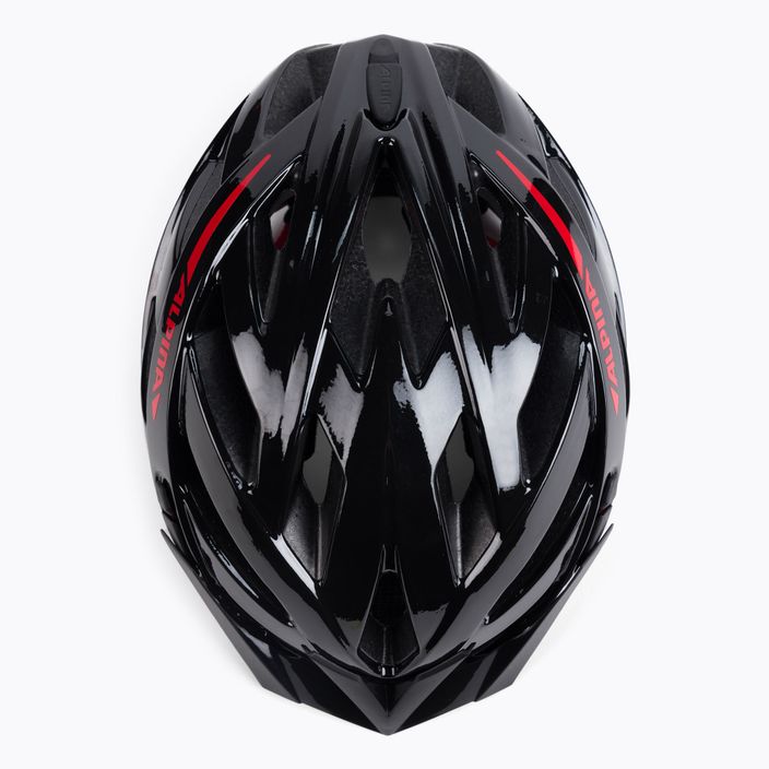Cyklistická přilba Alpina Panoma 2.0 black/red gloss 6