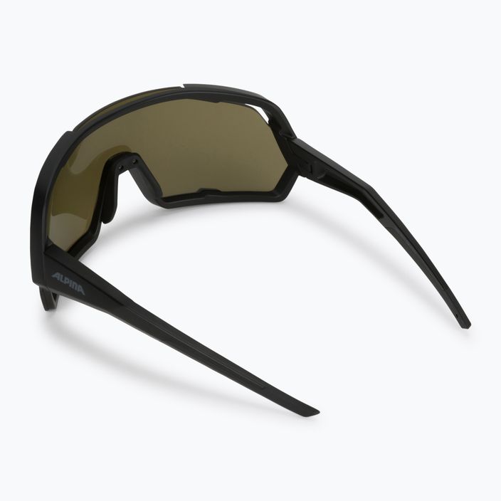 Brýle na kolo Alpina Rocket Q-Lite black matt/silver mirror 2