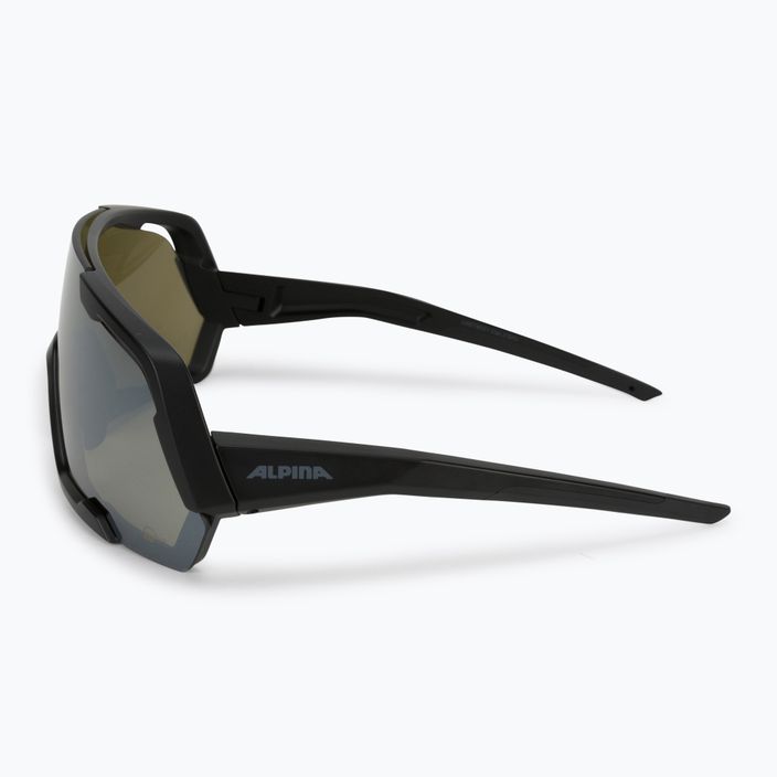 Brýle na kolo Alpina Rocket Q-Lite black matt/silver mirror 4