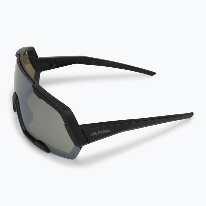 Brýle na kolo Alpina Rocket Q-Lite black matt/silver mirror 5