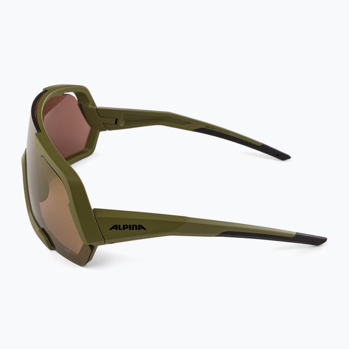 Sluneční brýle Alpina Rocket Q-Lite olive matt/bronze mirror 4