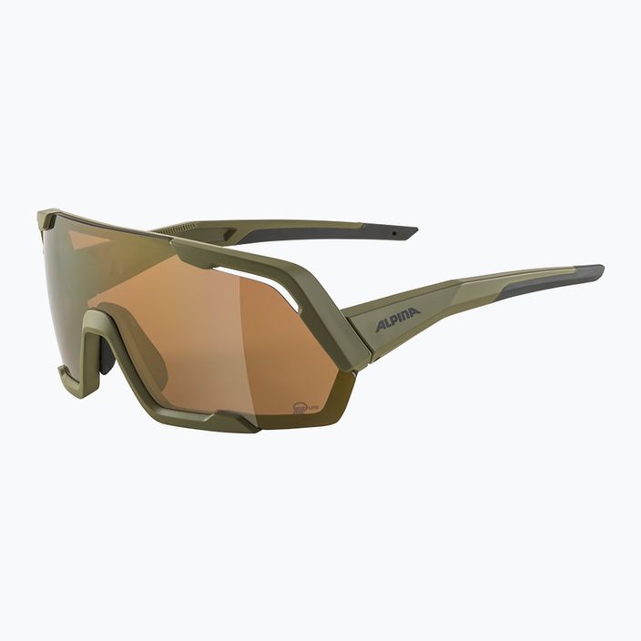 Sluneční brýle Alpina Rocket Q-Lite olive matt/bronze mirror 5