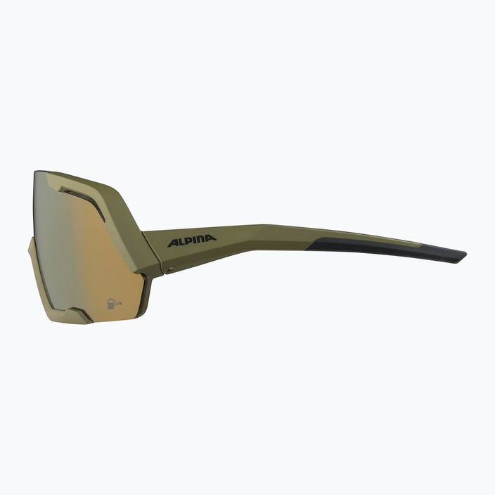 Sluneční brýle Alpina Rocket Q-Lite olive matt/bronze mirror 7
