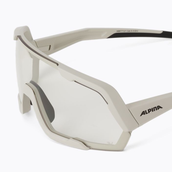 Brýle na kolo Alpina Rocket V cool grey matt/clear 5