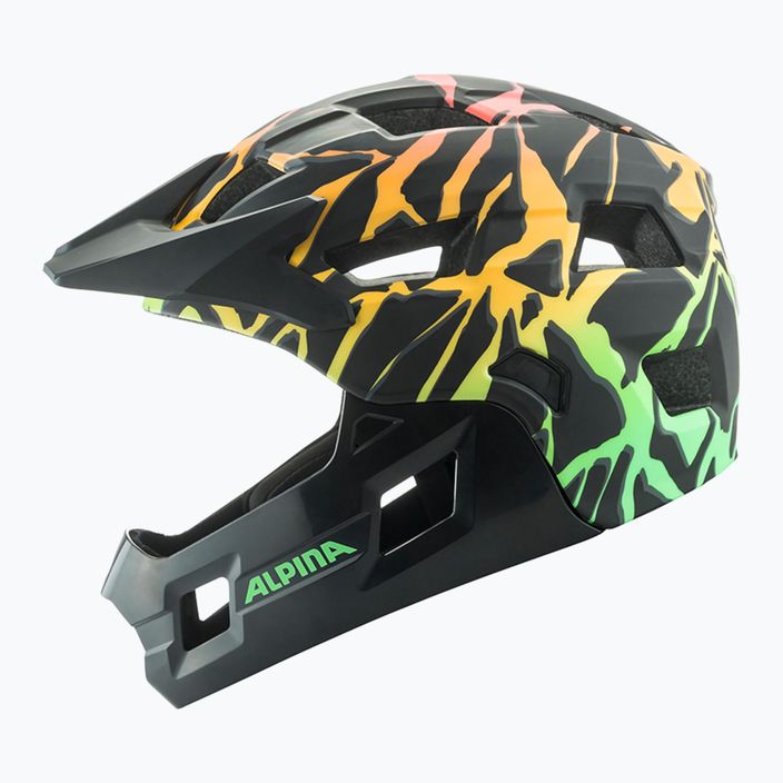 Dětská cyklistická helma Alpina Rupi fading neon matt 3