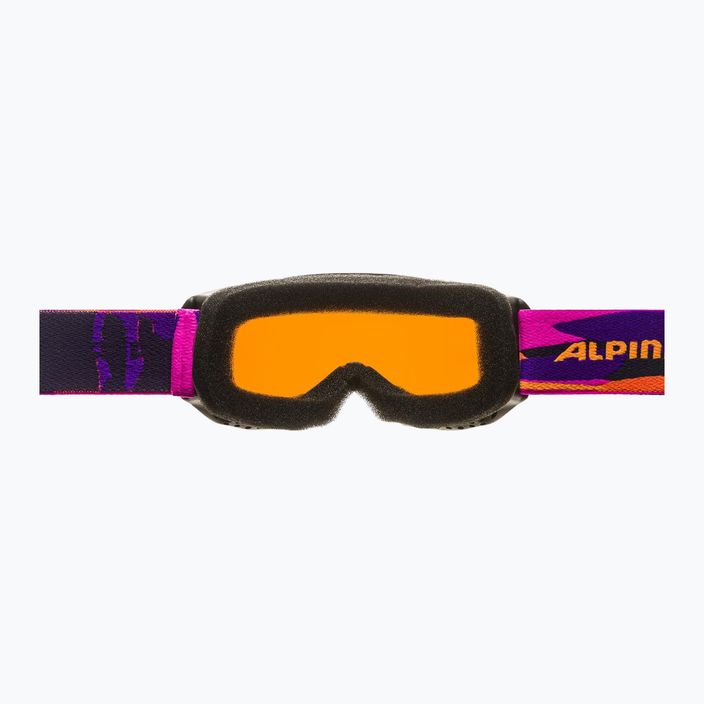 Dětské lyžařské brýle Alpina Piney black/pink matt/orange 3