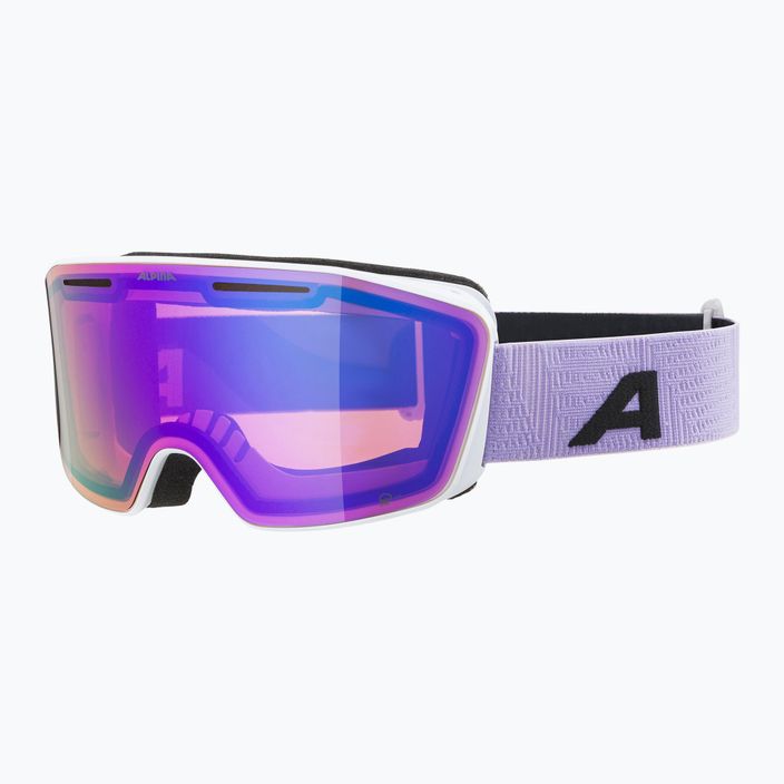 Lyžařské brýle Alpina Nendaz Q-Lite S2 white/lilac matt/lavender 5