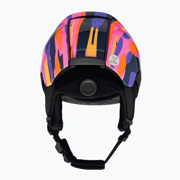 Dětská lyžařská helma Alpina Pizi pink orange/blue gloss 3