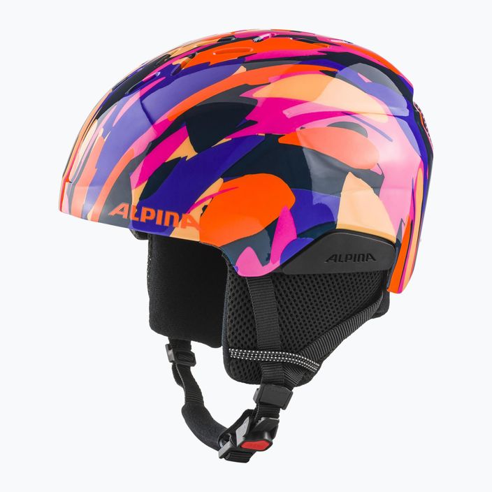 Dětská lyžařská helma Alpina Pizi pink orange/blue gloss 6
