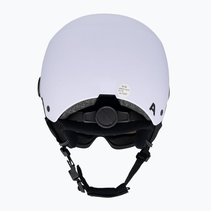 Alpina Arber Visor Q Lite lyžařská helma lila matt 3