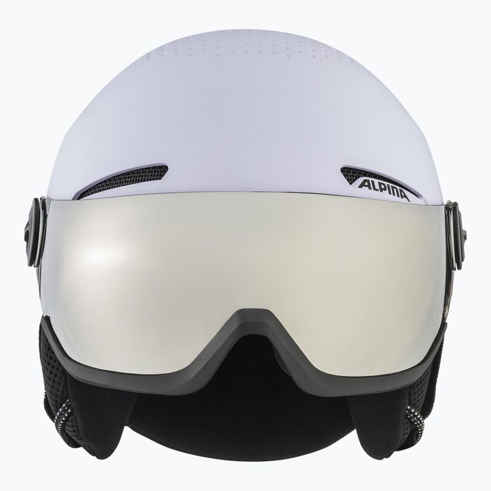 Alpina Arber Visor Q Lite lyžařská helma lila matt 7