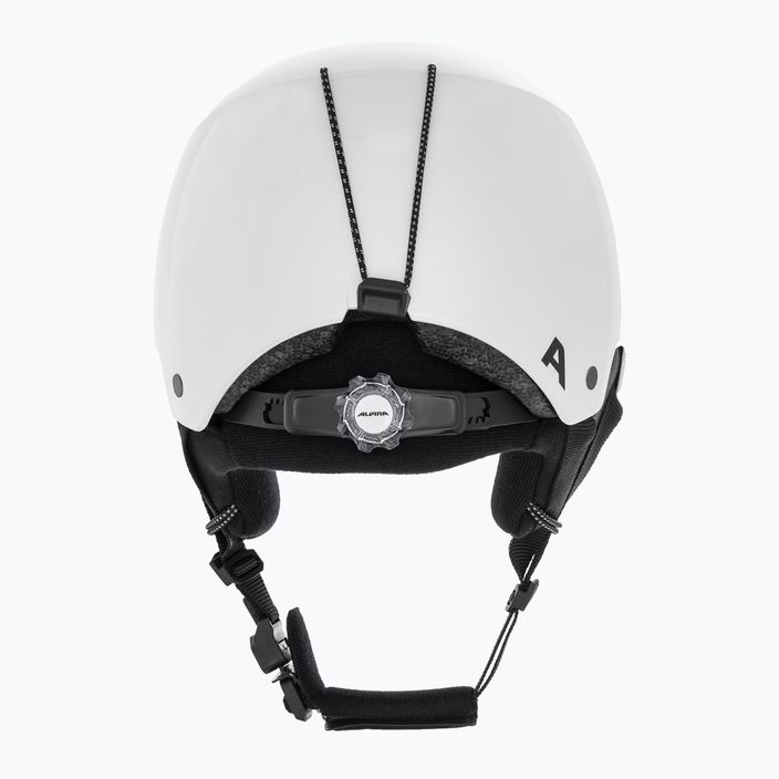 Lyžařská helma Alpina Arber bílá/metalický lesk 3