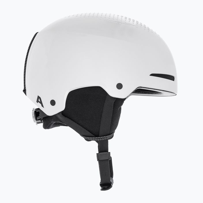 Lyžařská helma Alpina Arber bílá/metalický lesk 5
