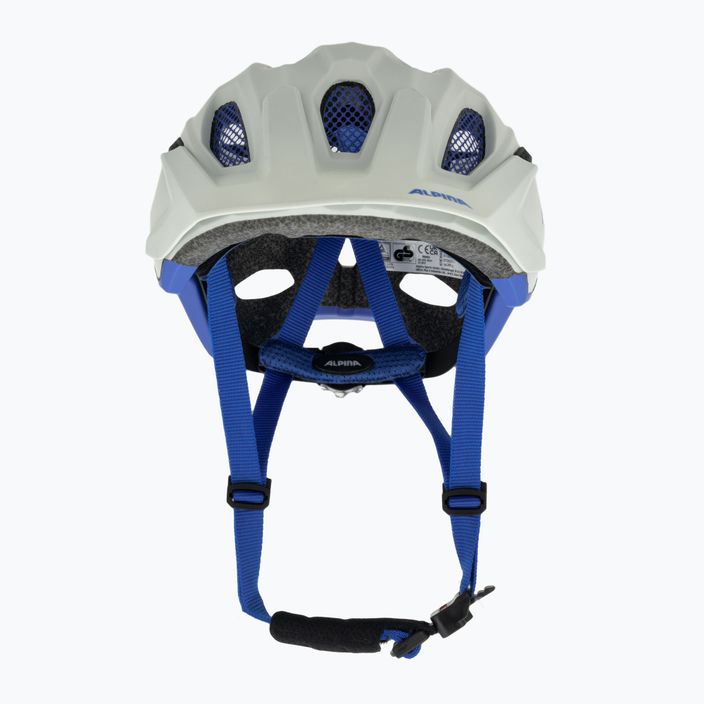Dětská cyklistická helma Alpina Carapax smoke grey/blue matt 2