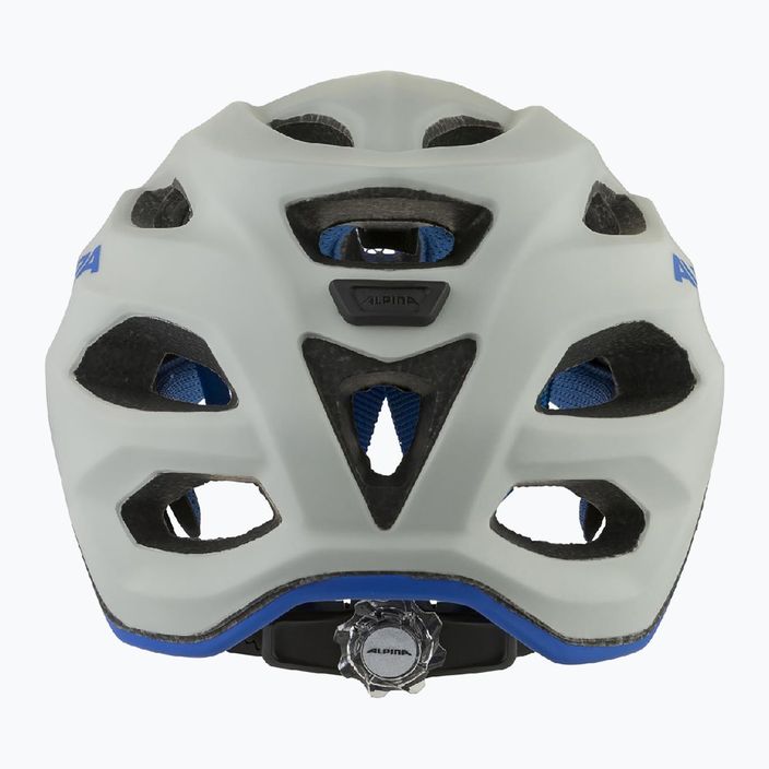 Dětská cyklistická helma Alpina Carapax smoke grey/blue matt 9