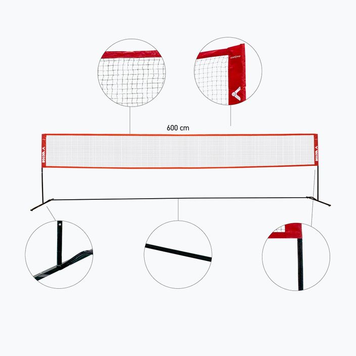 Badmintonová síť VICTOR Premium 6 m 3