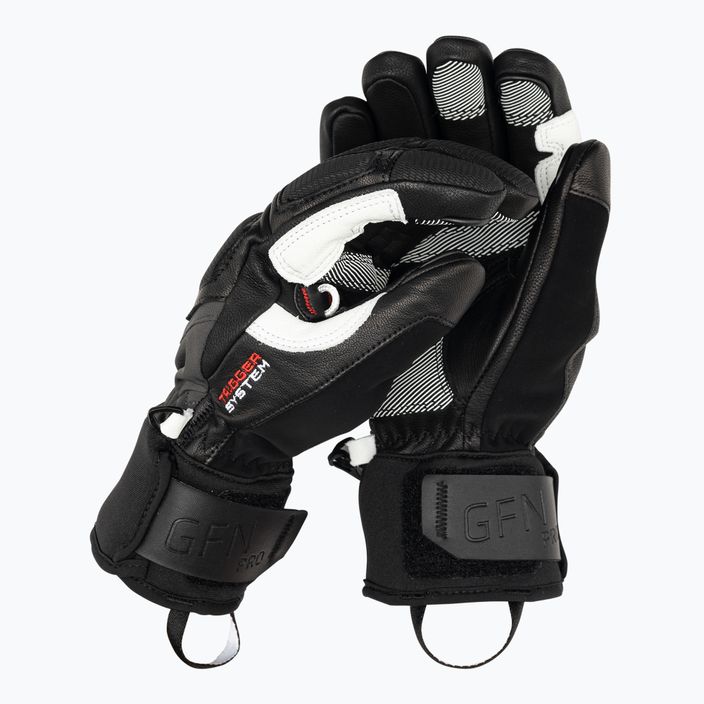 Pánské lyžařské rukavice LEKI Griffin Pro 3D black/white