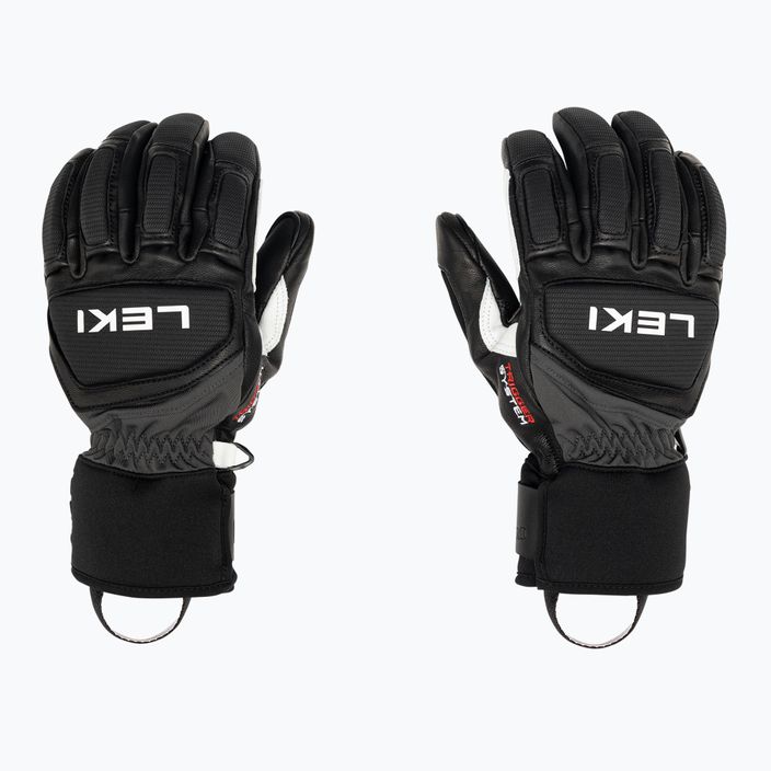 Pánské lyžařské rukavice LEKI Griffin Pro 3D black/white 3