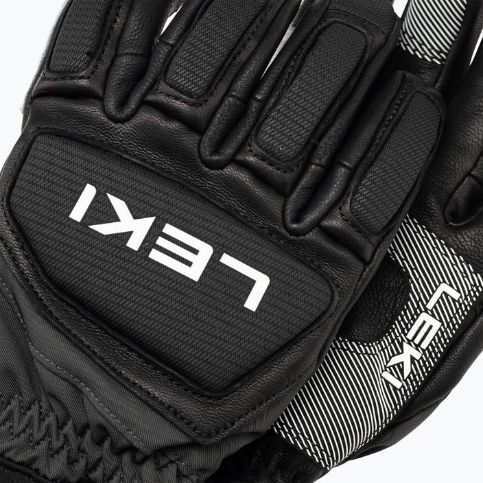 Pánské lyžařské rukavice LEKI Griffin Pro 3D black/white 5