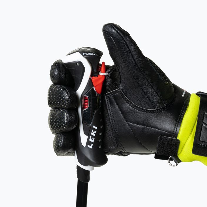 Pánské lyžařské rukavice LEKI Worldcup Race Flex S Speed System černo-zelené 649802301080 6
