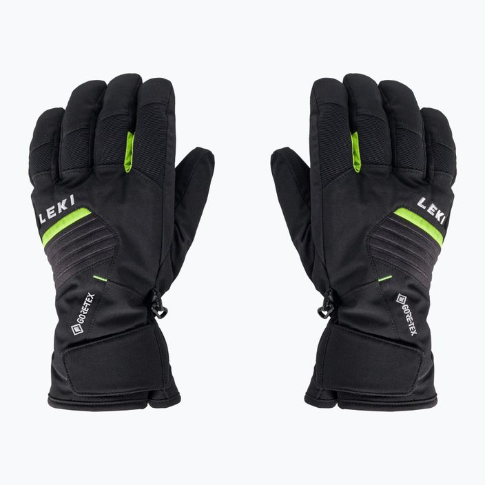 Lyžařské rukavice LEKI Spox GTX černo-zelené 650808303080 2