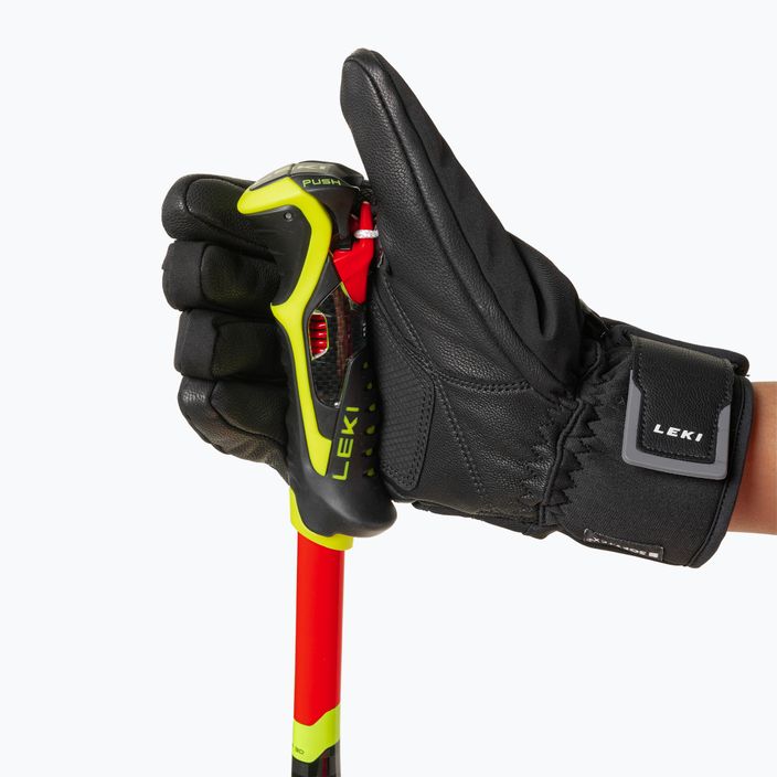 Pánské lyžařské rukavice LEKI Falcon 3D černé 650803301 5