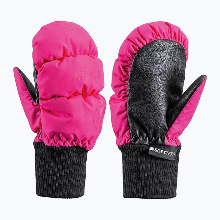Dětské lyžařské rukavice LEKI Little Eskimo Mitt Short pink 650802403030 6