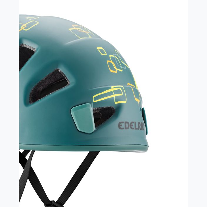 Dětská lezecká helma EDELRID Shield II jade/petrol 2