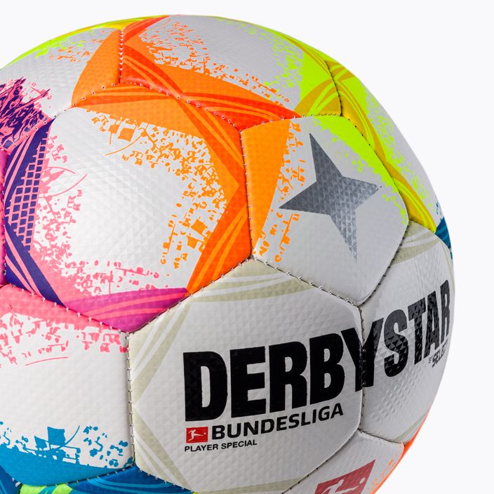 Derbystar Player Special V22 bílý a barevný fotbalový míč 3995800052 3
