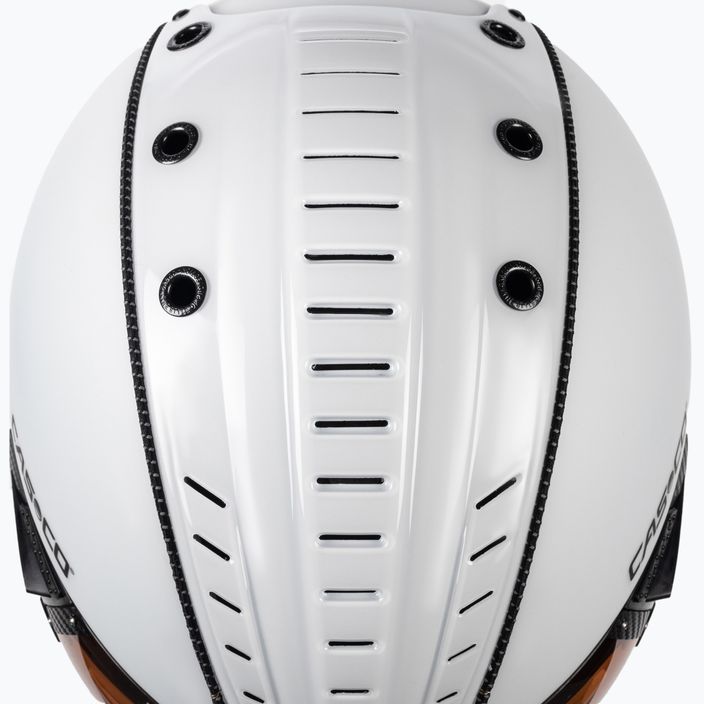 Lyžařská helma CASCO SP-2 Visier bílá 07.3707 9