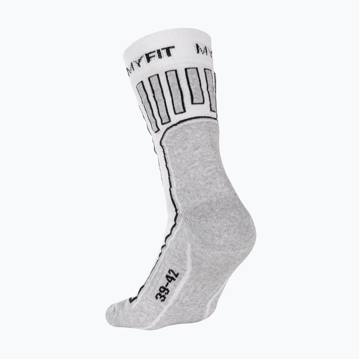 Ponožky Powerslide MyFit na kolečkové brusle bílé/šedé 900988 5