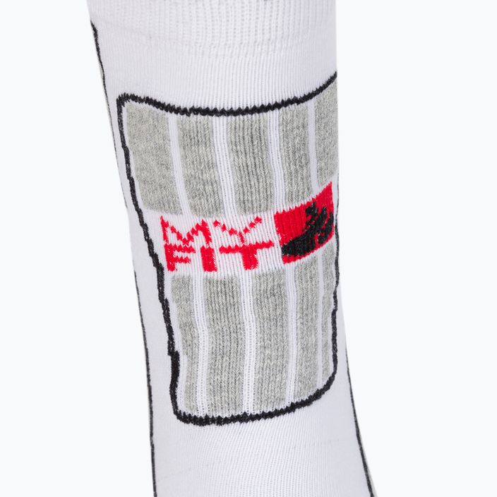 Ponožky Powerslide MyFit na kolečkové brusle bílé/šedé 900988 3