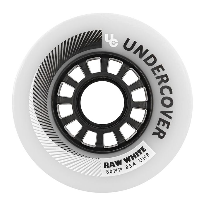 Kolečka UNDERCOVER WHEELS Raw 80 mm/85A 4 ks white 2