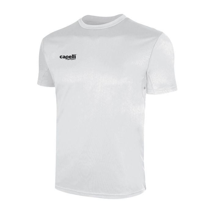 Pánské tréninkové fotbalové tričko Capelli Basics I Adult white 2