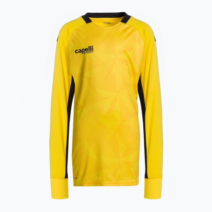 Capelli Pitch Star dětské fotbalové tričko Goalkeeper team žlutá/černá