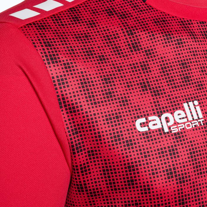 Pánské fotbalové tričko Capelli Cs III Block red/black 3