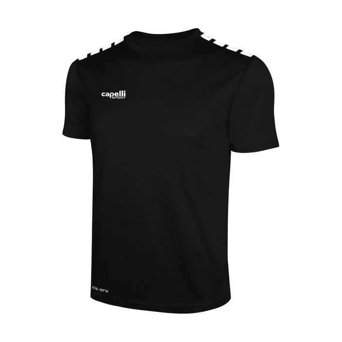 Pánské fotbalové tričko Cappelli Cs One Adult Jersey SS černá/bílá 2