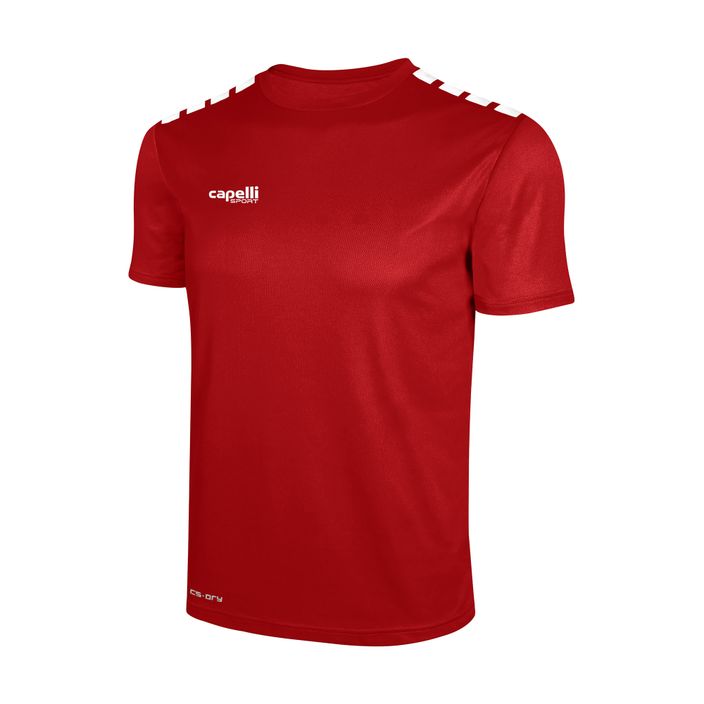 Pánské fotbalové tričko Cappelli Cs One Adult Jersey SS červená/bílá 2