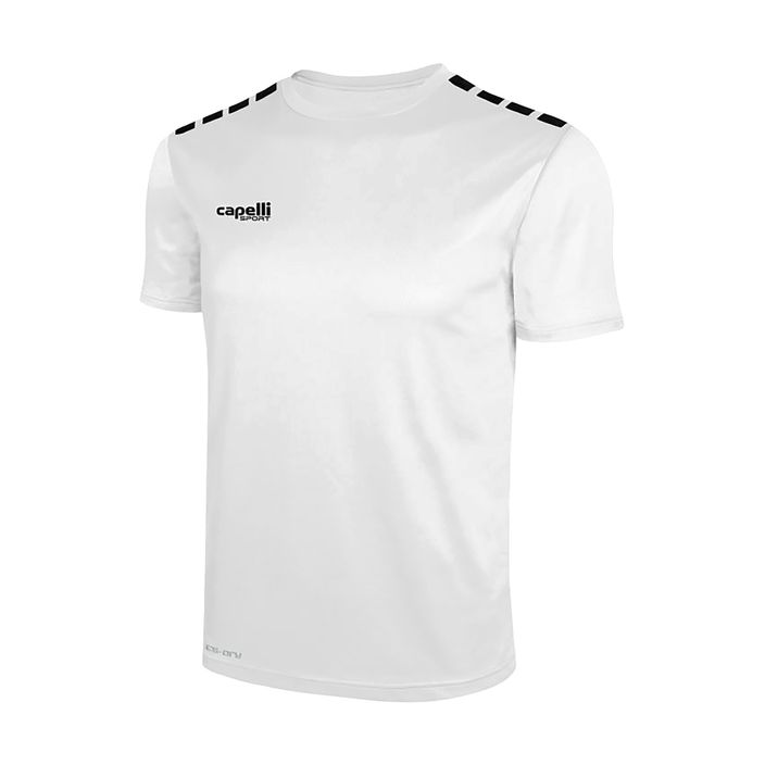 Dětské fotbalové tričko Cappelli Cs One Youth Jersey Ss bílá/černá 2
