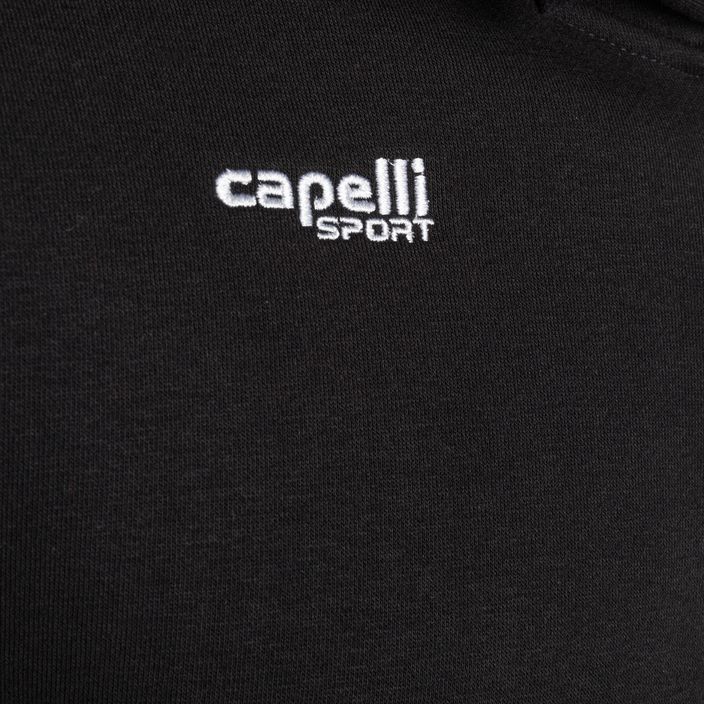 Pánská fotbalová mikina Capelli Basics Adult Zip Hoodie černá 3