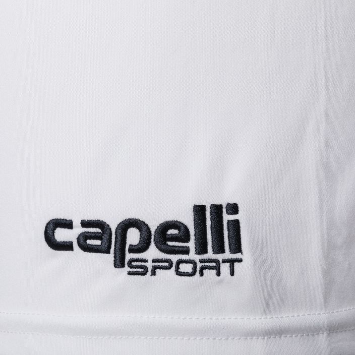 Capelli Sport Cs One Adult Match bílo-černé dětské fotbalové šortky 3