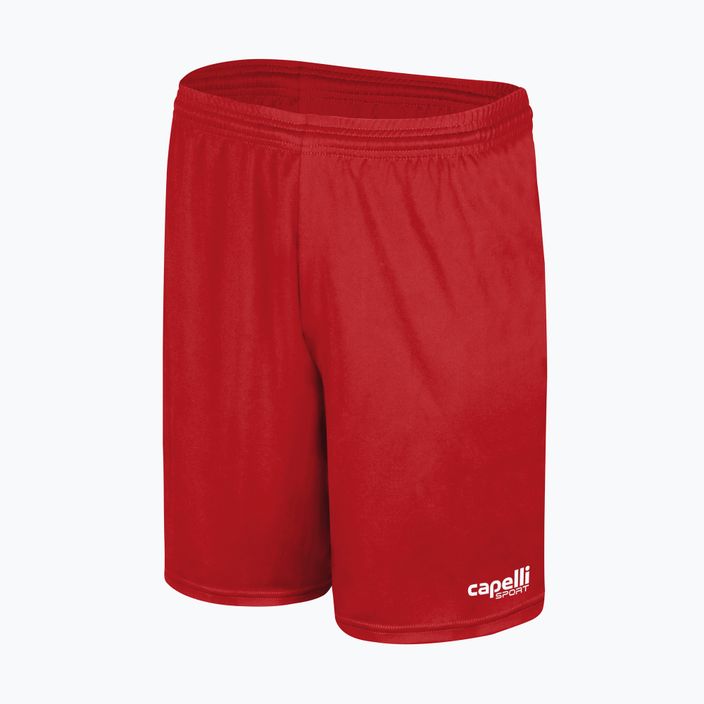 Capelli Sport Cs One Adult Match červenobílé dětské fotbalové šortky 4