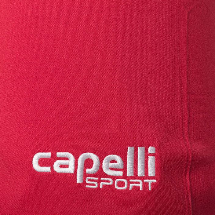 Capelli Sport Cs One Adult Match červenobílé dětské fotbalové šortky 3