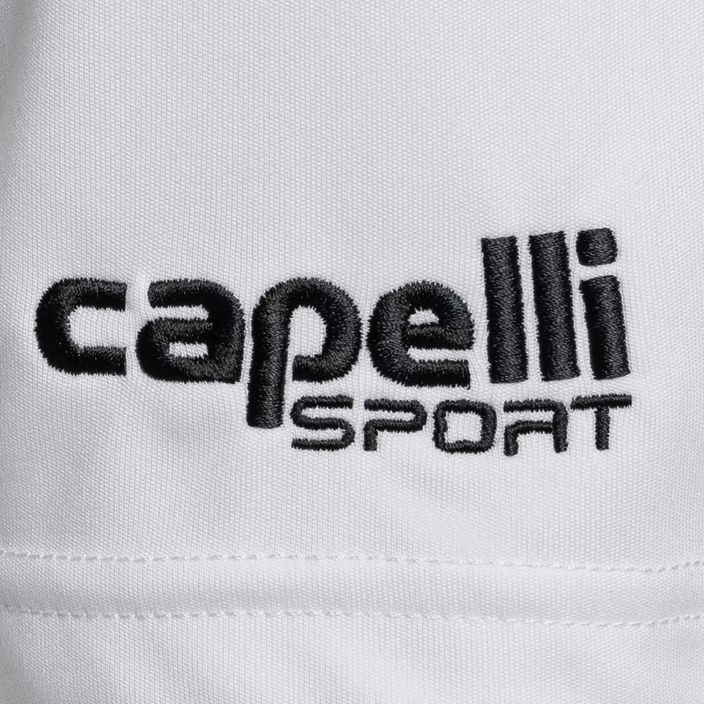Capelli Sport Cs One Youth Match bílo-černé dětské fotbalové šortky 3