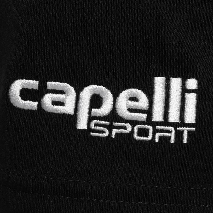 Capelli Sport Cs One Youth Match černobílé dětské fotbalové šortky 3