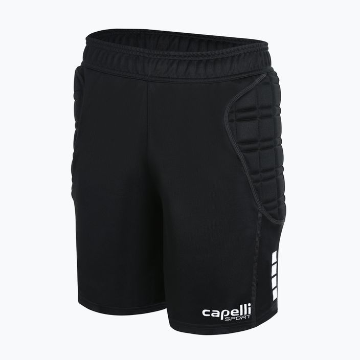 Capelli Basics I Brankářské šortky pro dospělé černá/bílá 4