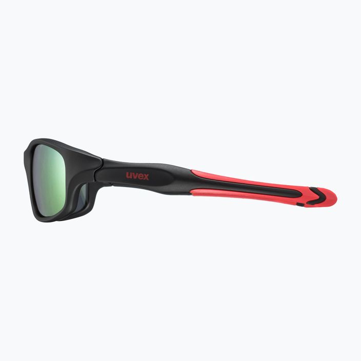 UVEX dětské sluneční brýle Sportstyle black mat red/ mirror red 507 53/3/866/2316 7