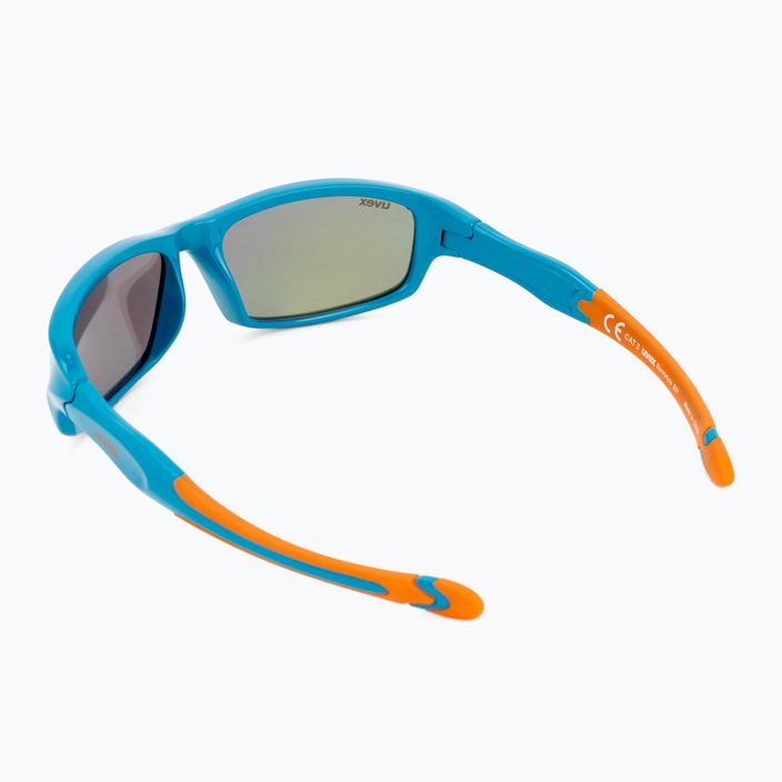 UVEX dětské sluneční brýle Sportstyle modrá oranžová/zrcadlově růžová 507 53/3/866/4316 2